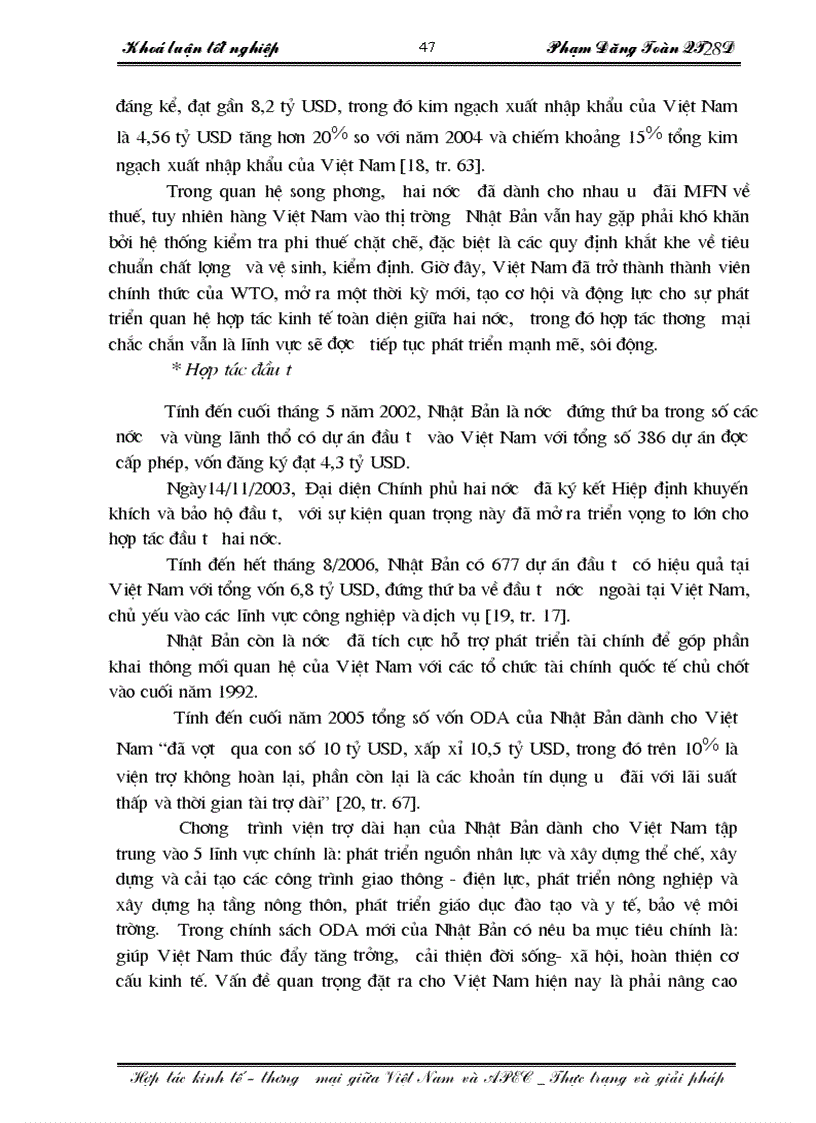 image for page Hợp tác kinh tế thương mại giữa Việt Nam và APEC Thực trạng và giải pháp