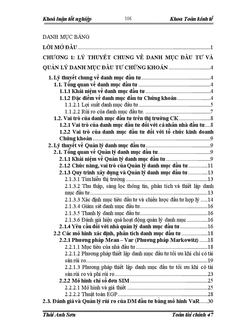 image for page Quản trị và đánh giá rủi ro của danh mục đầu tư trên thị trường chứng khoán Việt Nam