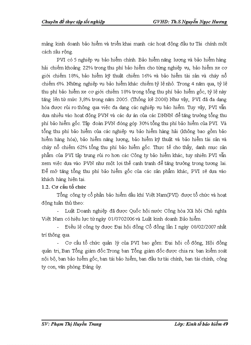 image for page Tình hình triển khai nghiệp vụ Bảo hiểm thân tàu và trách nhiệm dân sự chủ tàu tại Tổng công ty cổ phần Bảo hiểm dầu khí Việt Nam PVI giai đoạn 2006 2010 1