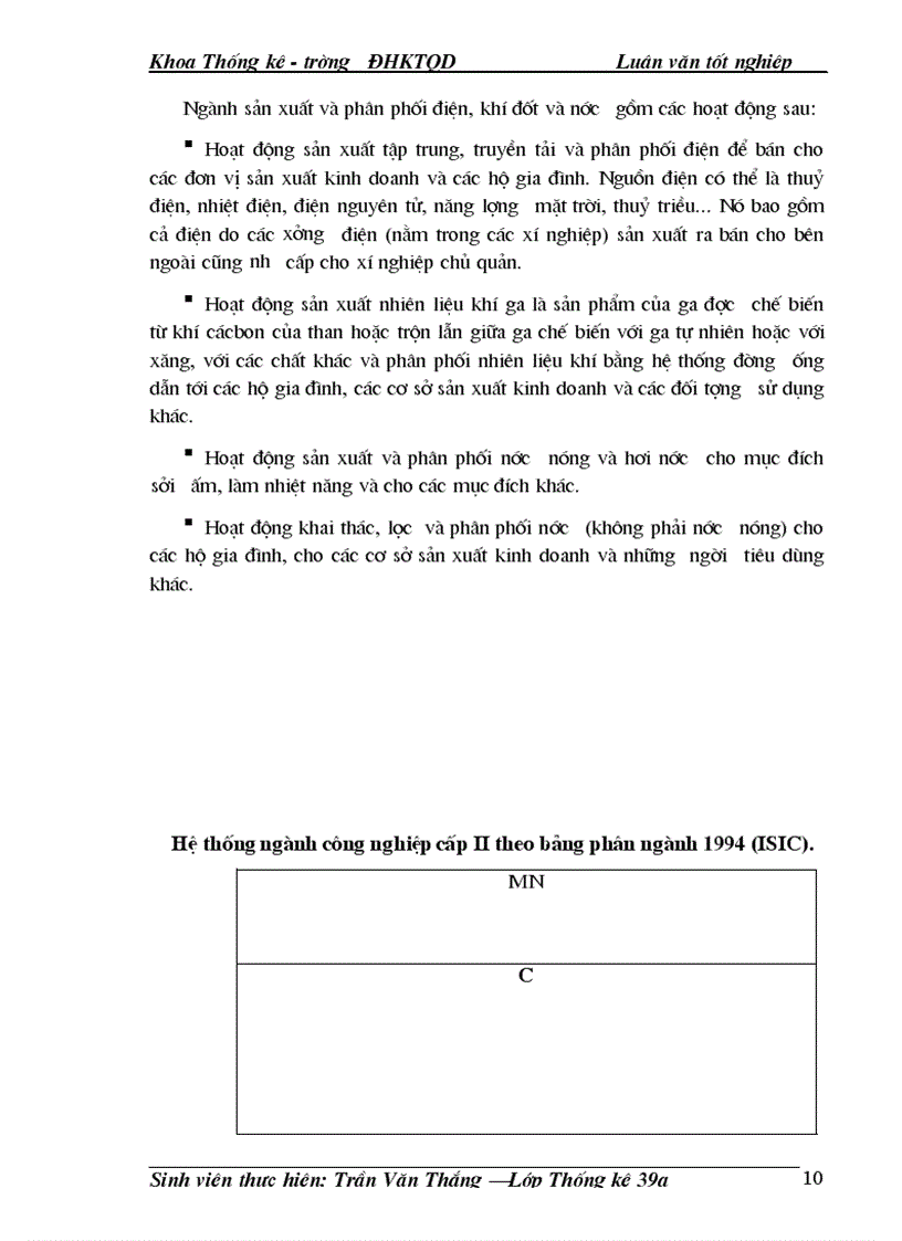 image for page Vận dụng một số phương pháp thống kê để phân tích tình hình sản xuất công nghiệp Việt Nam thời kỳ 1996 2000