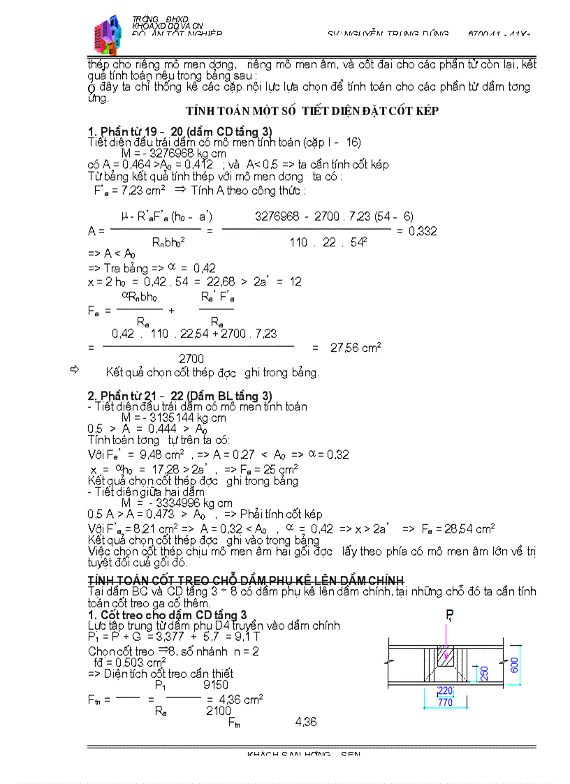 image for page Tính toán cốt thép cột