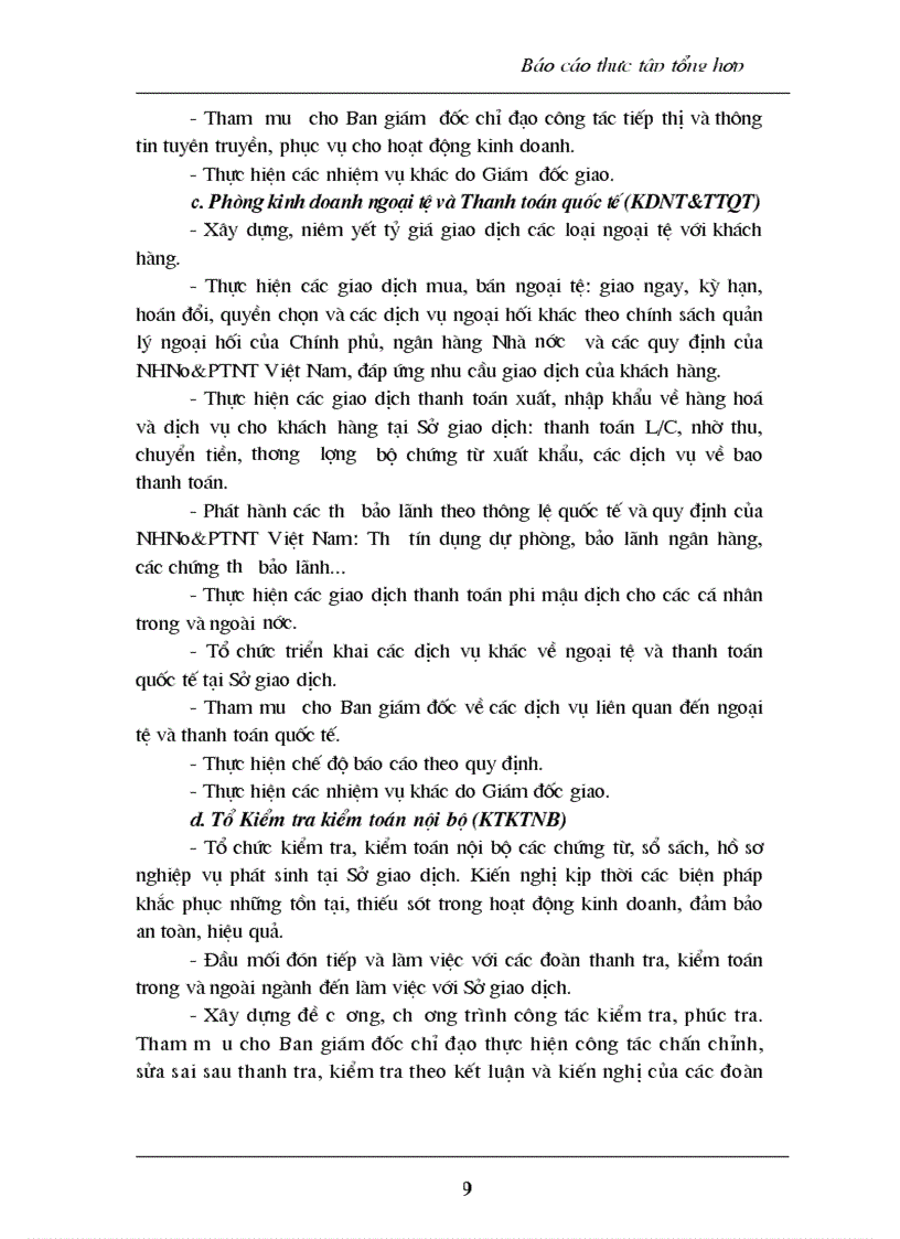 image for page Hoạt động kinh doanh của sở giao dịch ngân hàng nông nghiệp và phát triển nông thôn việt nam 1