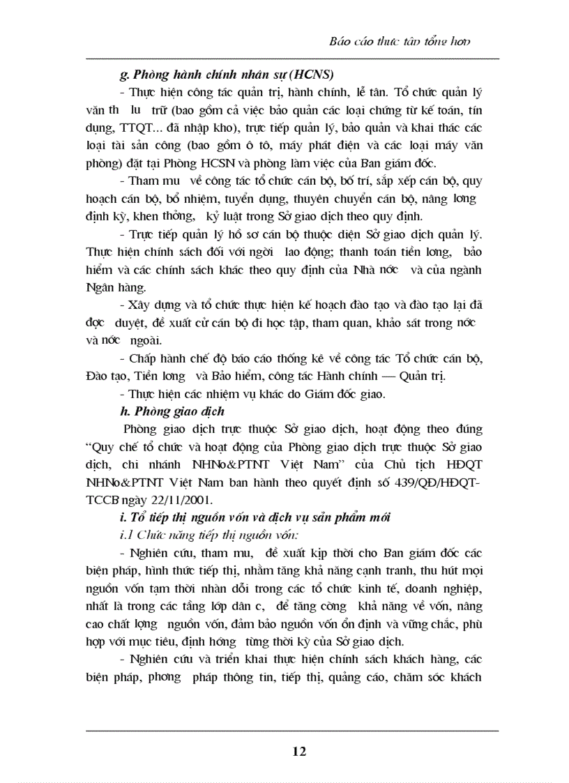 image for page Hoạt động kinh doanh của sở giao dịch ngân hàng nông nghiệp và phát triển nông thôn việt nam 1