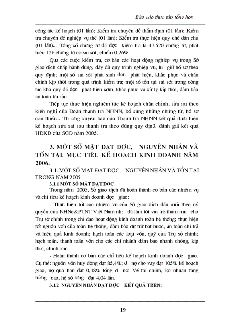 image for page Hoạt động kinh doanh của sở giao dịch ngân hàng nông nghiệp và phát triển nông thôn việt nam 1