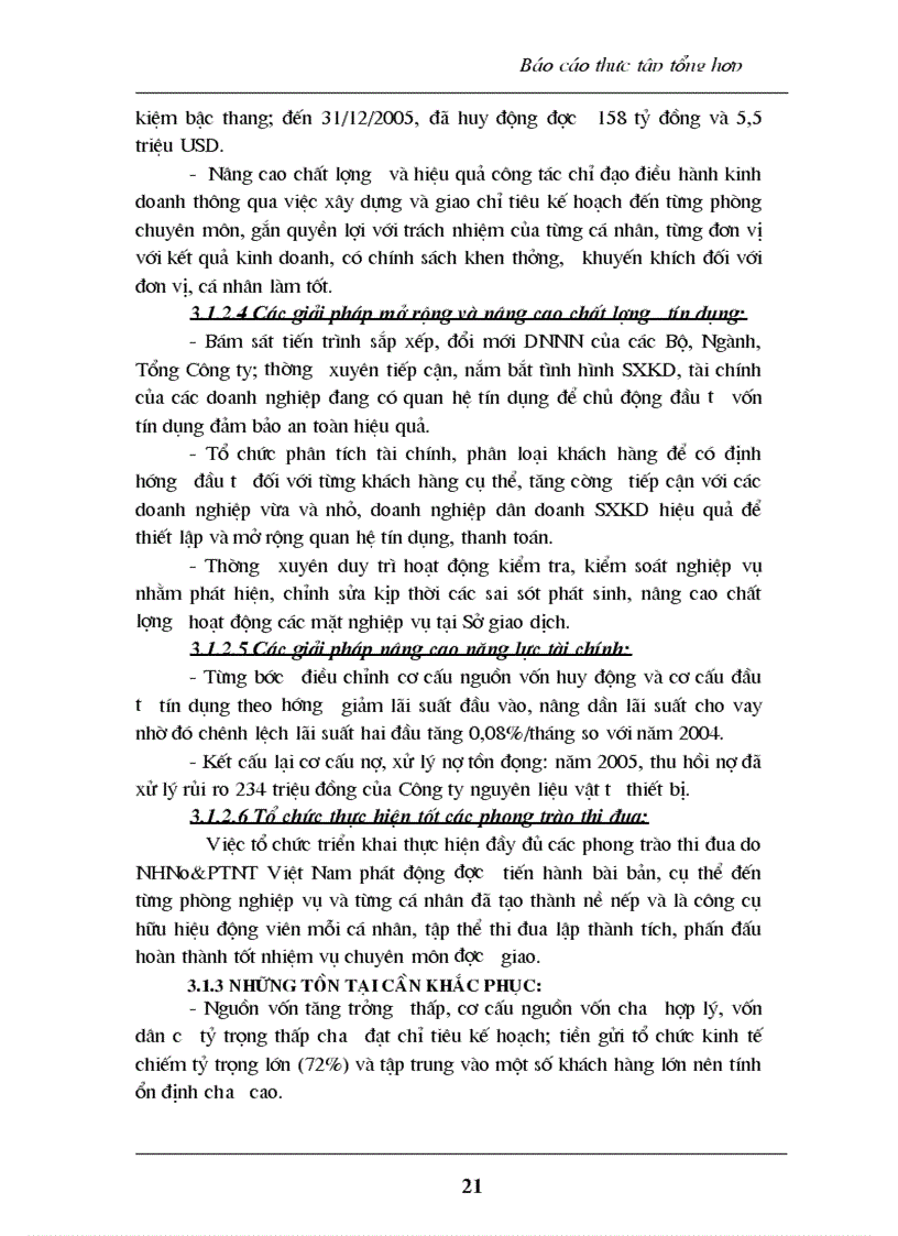 image for page Hoạt động kinh doanh của sở giao dịch ngân hàng nông nghiệp và phát triển nông thôn việt nam 1