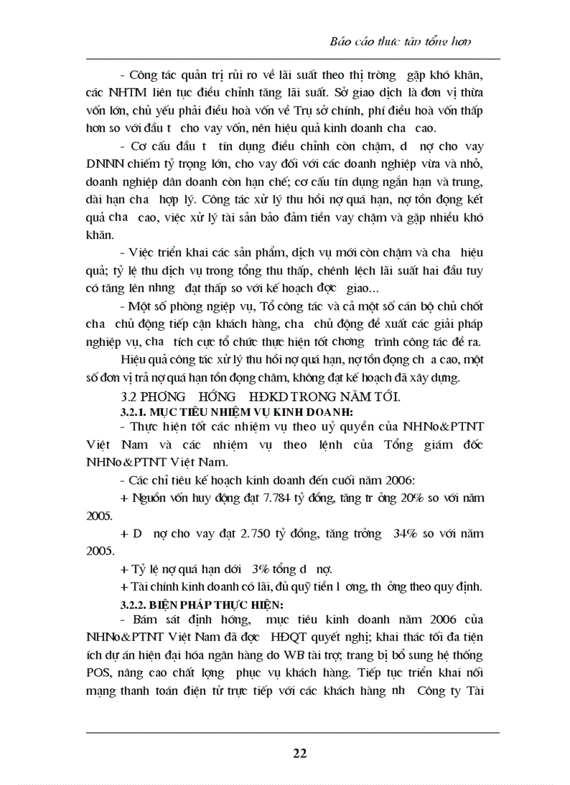 image for page Hoạt động kinh doanh của sở giao dịch ngân hàng nông nghiệp và phát triển nông thôn việt nam 1