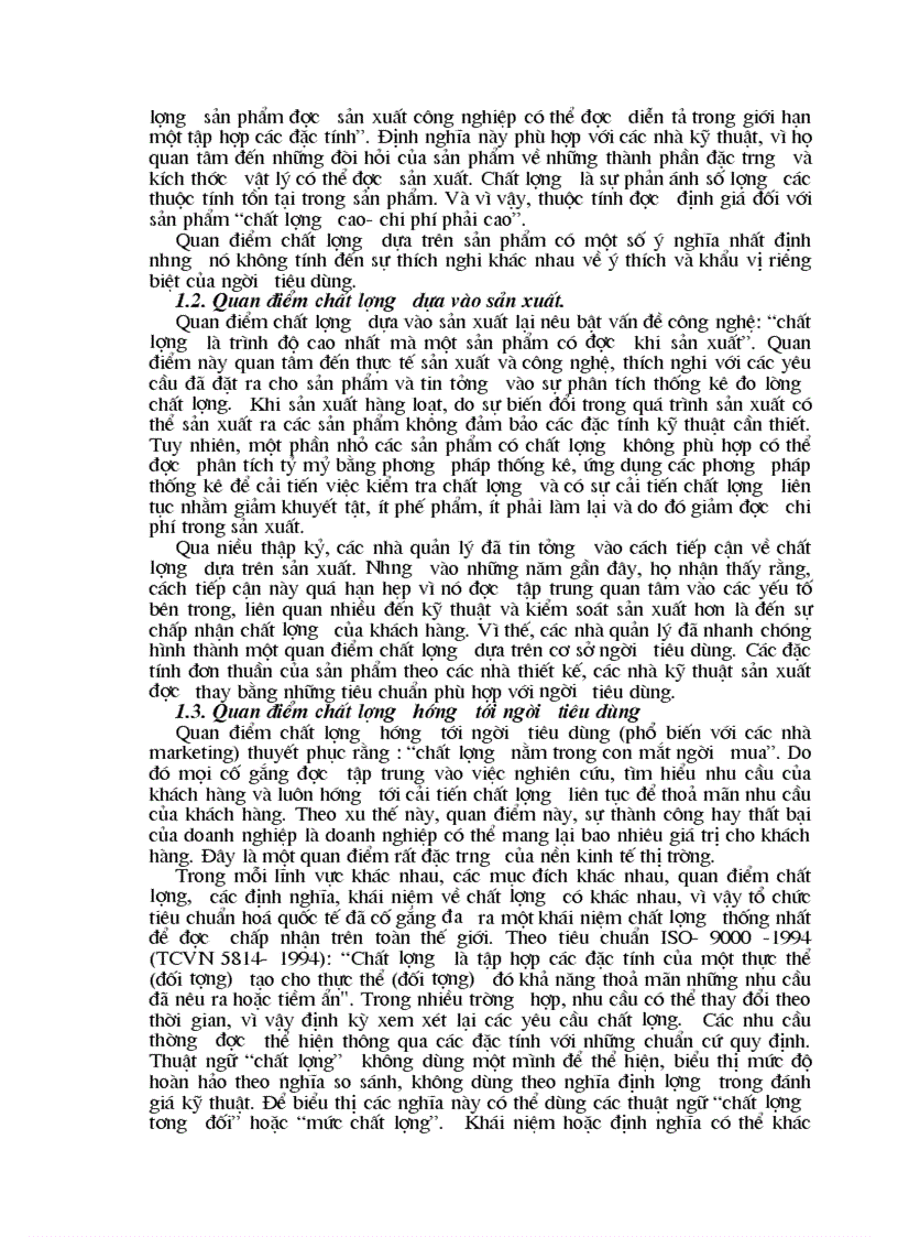 image for page Duy trì và cải tiến hệ thống quản lý chất lượng theo tiêu chuẩn ISO 9002 tại Công ty da giày Hà Nội