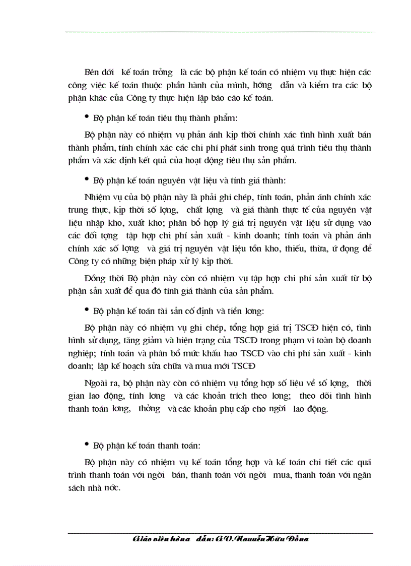 image for page Tổ chức bộ máy kế toán và tổ chức công tác kế toán tại công ty cổ phần nước uống tinh khiết sàI gòn