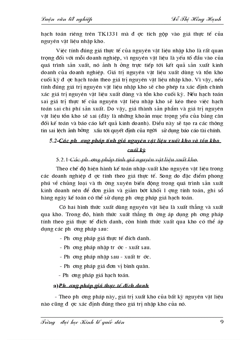 image for page Hoàn thiện công tác hạch toán kế toán nguyên vật liệu với việc nâng cao hiệu quả sử dụng vốn lưu động tại công ty cao su Sao Vàng 1