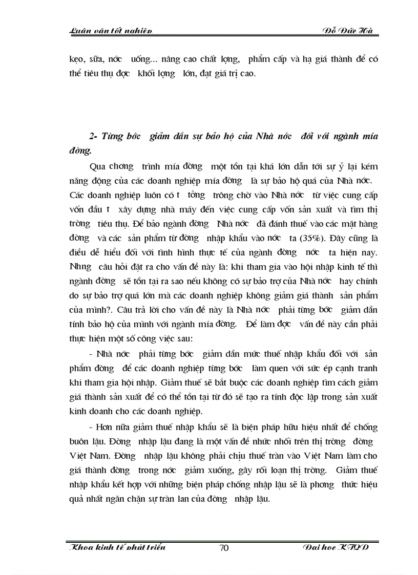 image for page Phương hướng và giải pháp phát triển ngành mía đường Việt Nam trong điều kiện hội nhập kinh tế