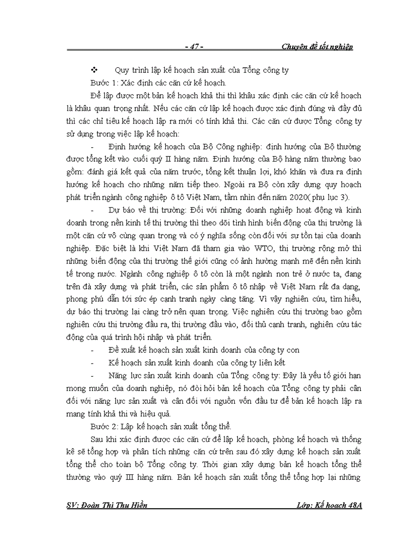 image for page Hoàn thiện công tác lập và thực hiện kế hoạch sản xuất kinh doanh tại Tổng công ty công nghiệp ô tô Việt Nam