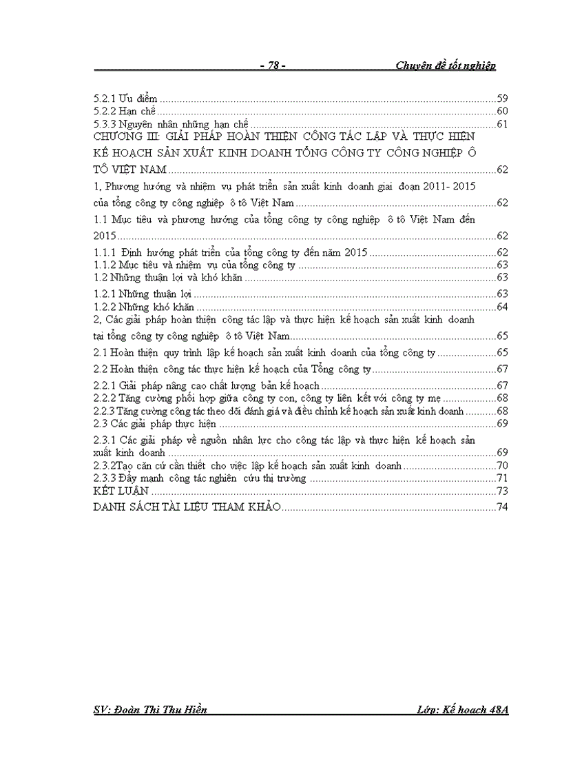 image for page Hoàn thiện công tác lập và thực hiện kế hoạch sản xuất kinh doanh tại Tổng công ty công nghiệp ô tô Việt Nam