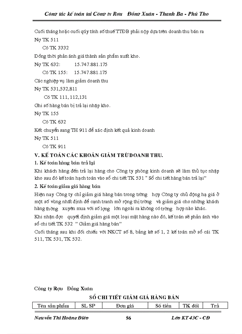 image for page Công tác kế toán của nhà máy rượu Đồng Xuân Thanh ba Phú Thọ