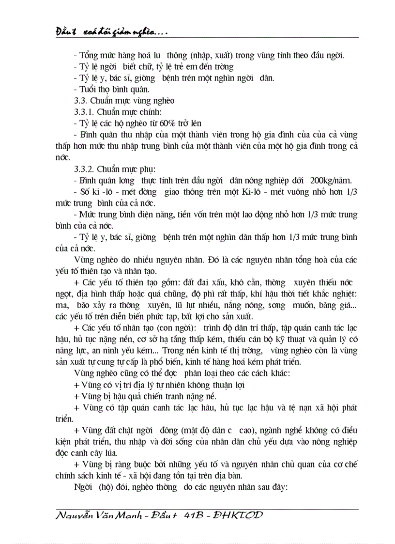 image for page Đầu tư xoá đói giảm nghèo các tỉnh miền núi phía Bắc thực trạng và giải pháp