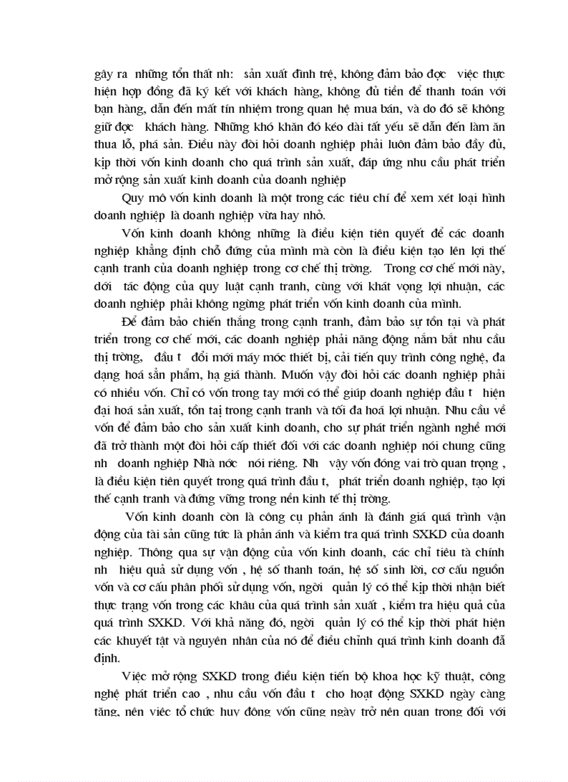 image for page Một số giải pháp nhằm nâng cao hiệu quả công tác huy động và sử dụng vốn kinh doanh tại Công ty TNHH Việt Hồng 1