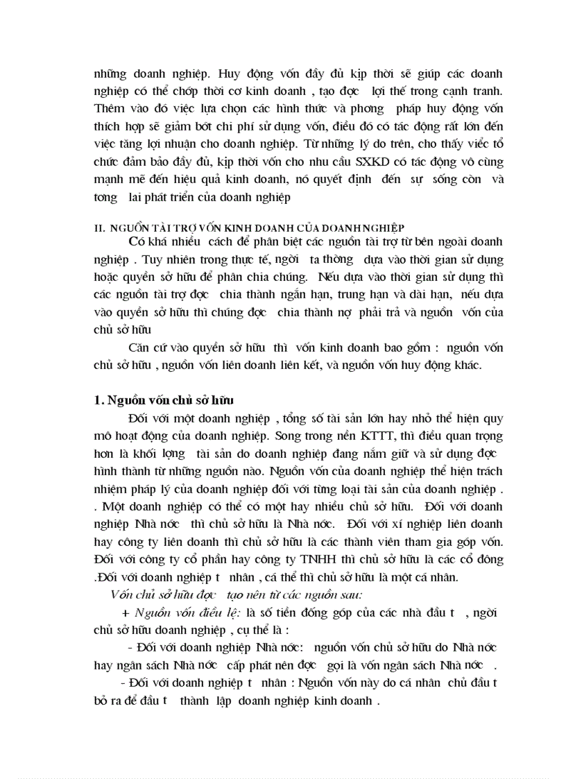 image for page Một số giải pháp nhằm nâng cao hiệu quả công tác huy động và sử dụng vốn kinh doanh tại Công ty TNHH Việt Hồng 1