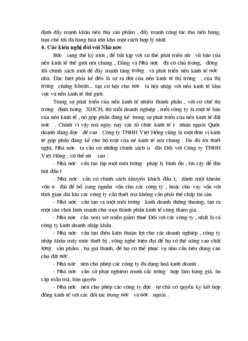 image for page Một số giải pháp nhằm nâng cao hiệu quả công tác huy động và sử dụng vốn kinh doanh tại Công ty TNHH Việt Hồng 1
