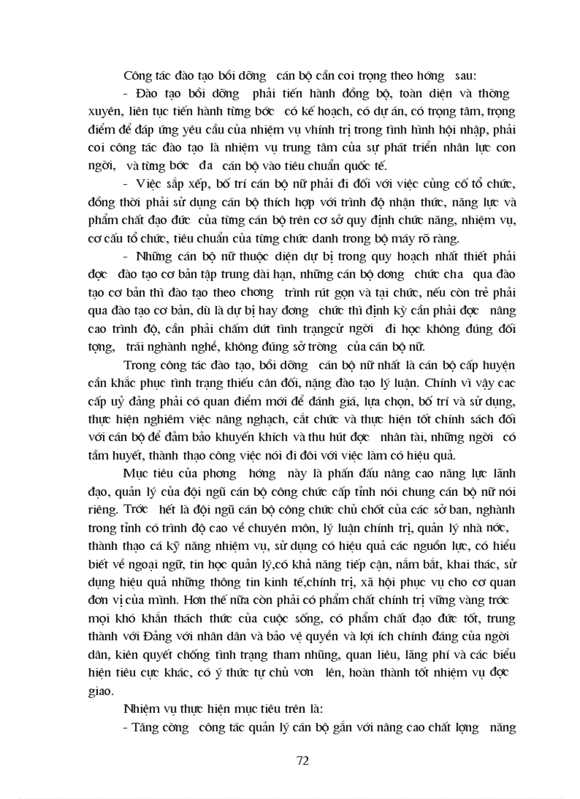 image for page Nâng cao năng lực lãnh đạo và quản lý của cán bộ công chức nữ ở Tỉnh Bolykhămxay CHĐCN Lào