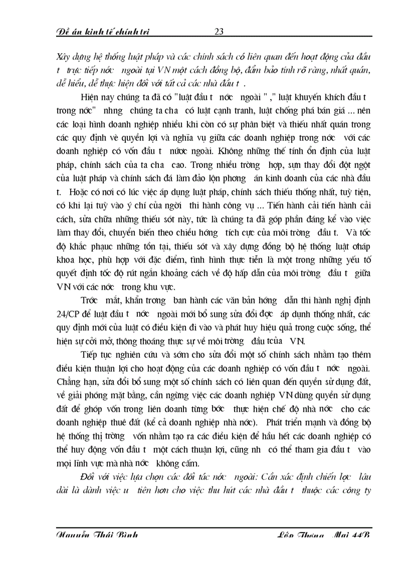 image for page Vấn đề đầu tư trực tiếp nước ngoài FDI vào Việt Nam trong quá trình CNH HĐH Thực trạng và giải pháp