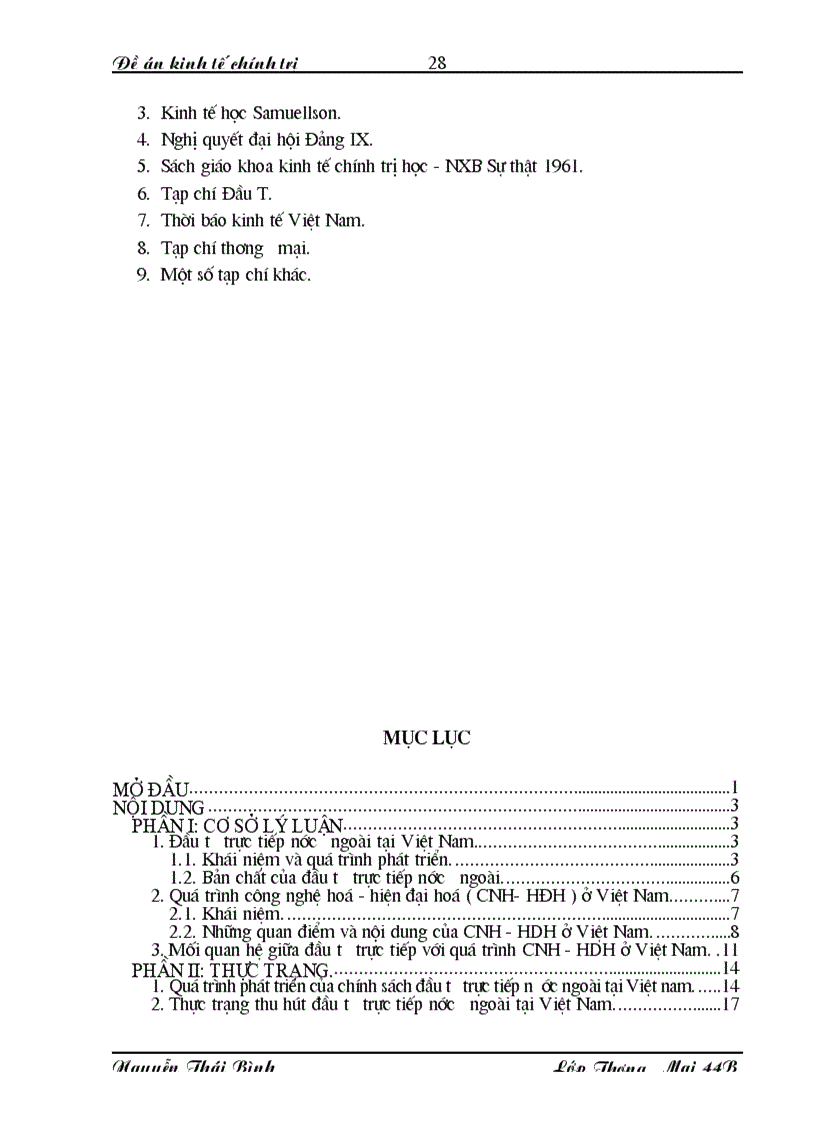image for page Vấn đề đầu tư trực tiếp nước ngoài FDI vào Việt Nam trong quá trình CNH HĐH Thực trạng và giải pháp