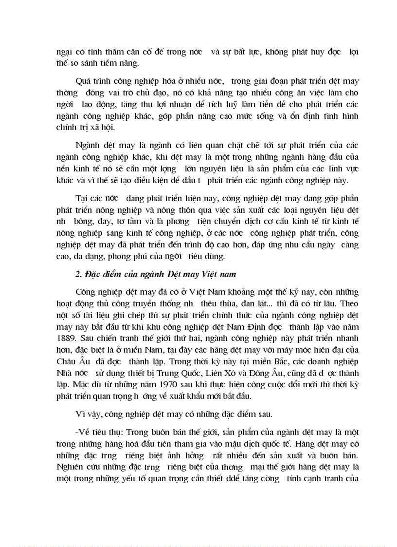 image for page Một số giải pháp nâng cao khả năng cạnh tranh của hàng dệt may Việt Nam trên thị trường thế giới