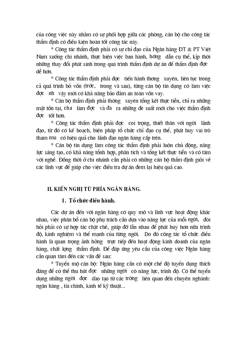image for page Thẩm định dự án đầu tư tại chi nhánh Ngân hàng ĐT PT Bắc Hà Nội