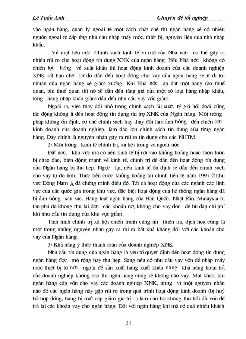 image for page Giải pháp mở rộng hoạt động tín dụng tài trợ xuất nhập khẩu tại Ngân hàng ngoại thương Hà Nội