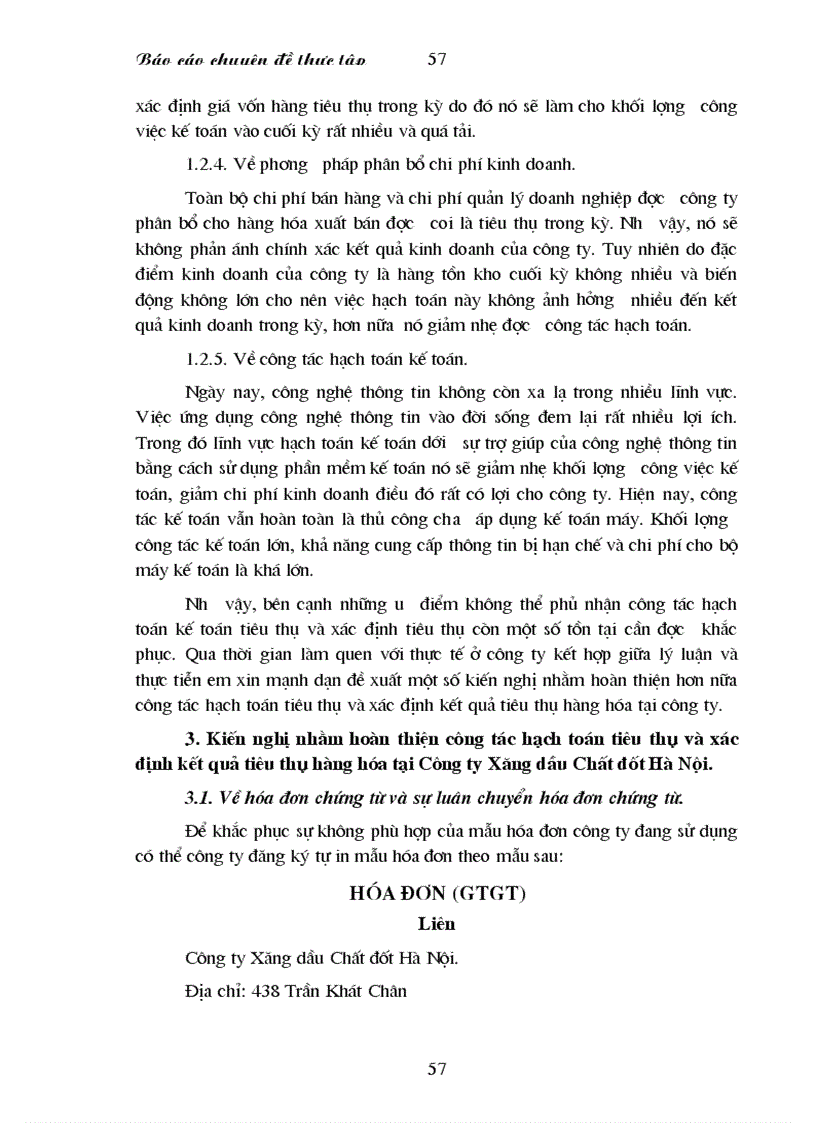 image for page Thực trạng công tác hạch toán kế toán tiêu thụ hàng hóa và xác định kết quả tiêu thụ tại công ty xăng dầu chất đốt Hà Nội