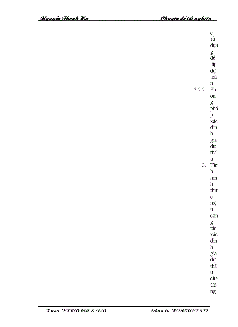 image for page Một số biện pháp nhằm hoàn thiện công tác lập giá dự thầu tại Công ty xây dựng công trình giao thông 872