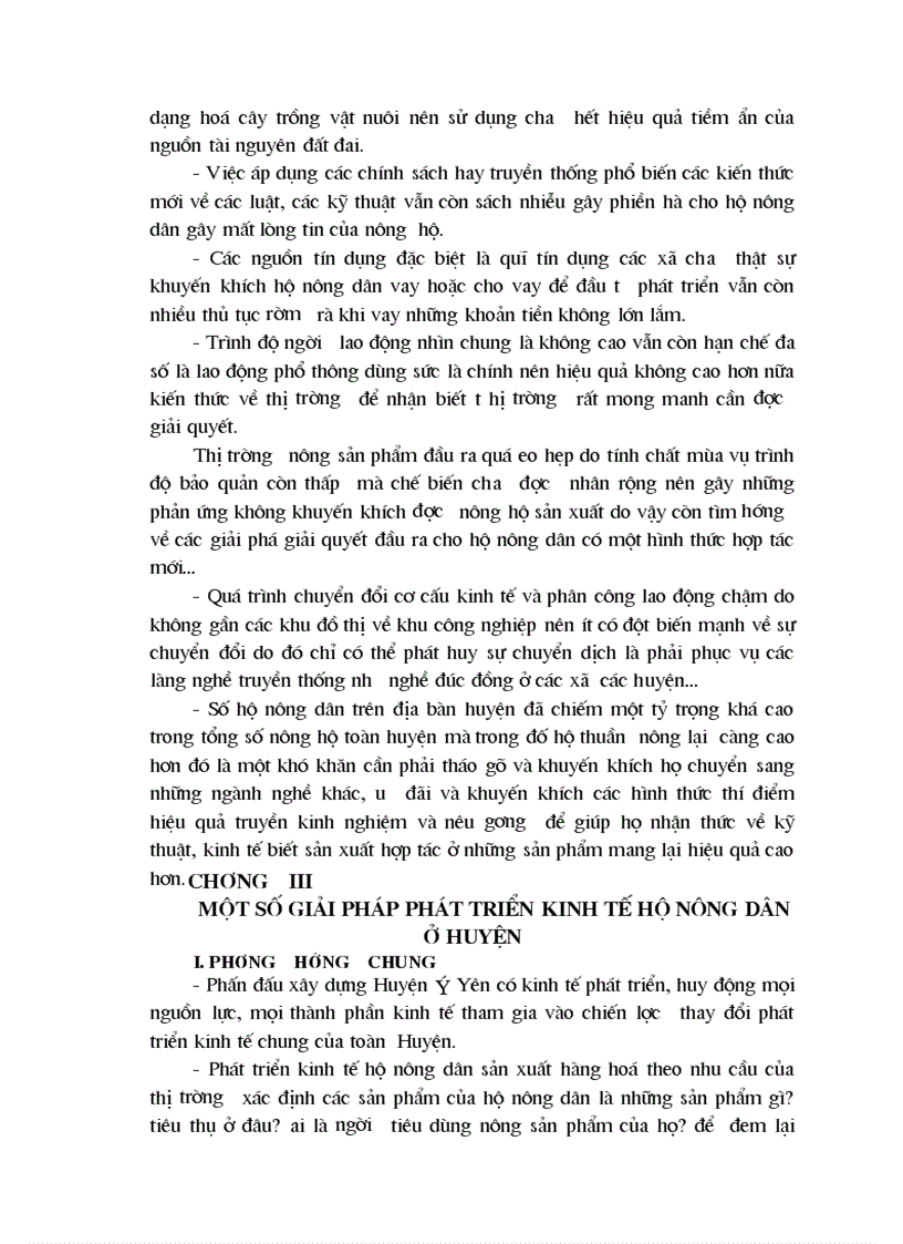 image for page Một số giải pháp phát triển kinh tế hộ ở Huyện ý Yên Tỉnh Nam Định