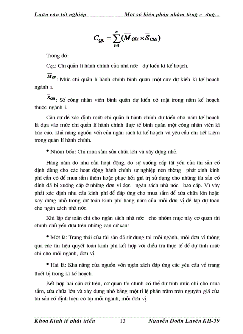 image for page Một số biện pháp nhằm tăng cường quản lí chi ngân sách nhà nước cho sự nghiệp giáo dục trên địa bàn thủ đô Hà nội đến năm 2005 1