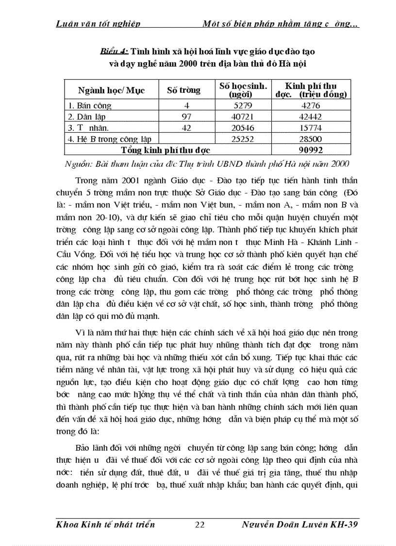 image for page Một số biện pháp nhằm tăng cường quản lí chi ngân sách nhà nước cho sự nghiệp giáo dục trên địa bàn thủ đô Hà nội đến năm 2005 1