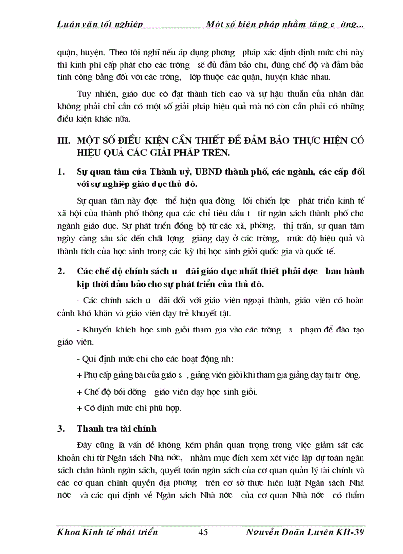 image for page Một số biện pháp nhằm tăng cường quản lí chi ngân sách nhà nước cho sự nghiệp giáo dục trên địa bàn thủ đô Hà nội đến năm 2005 1