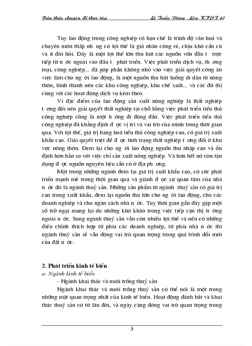 image for page Phát triển kinh tế biển nhằm góp phần xoá đói giảm nghèo vùng ven biển Thừa Thiên Huế 1