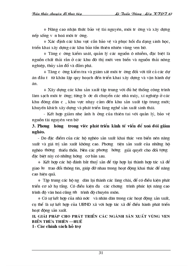 image for page Phát triển kinh tế biển nhằm góp phần xoá đói giảm nghèo vùng ven biển Thừa Thiên Huế 1