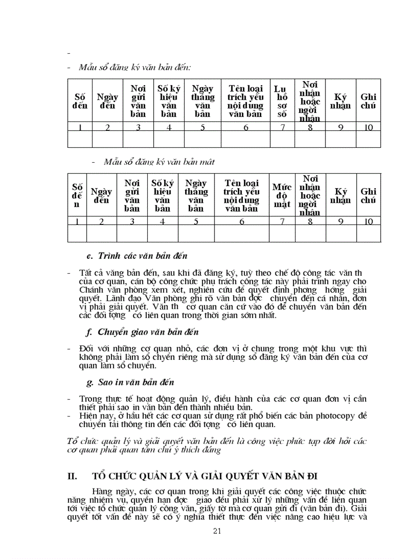 image for page Công tác Văn thư