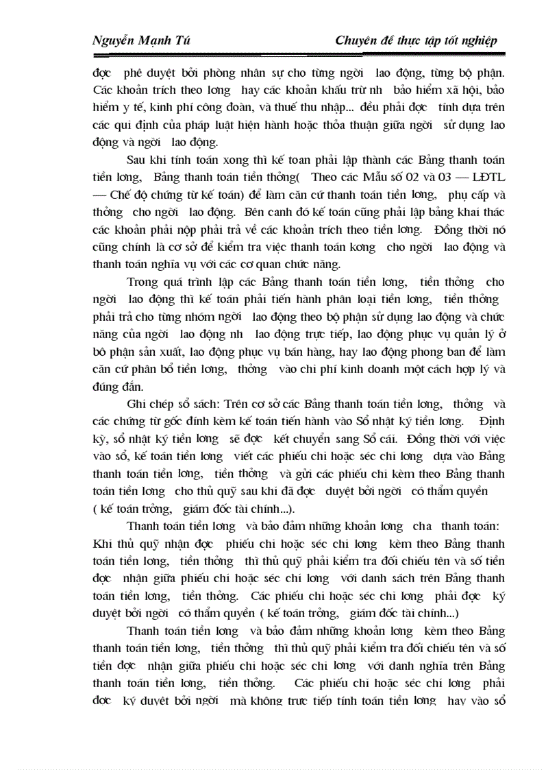 image for page Thực hiện thủ tục kiểm tra chi tiết trong kiểm toán chu trình tiền lương và nhân viên tại Công ty dịch vụ tư vấn kế toán tài chính kiểm toán AASC 1