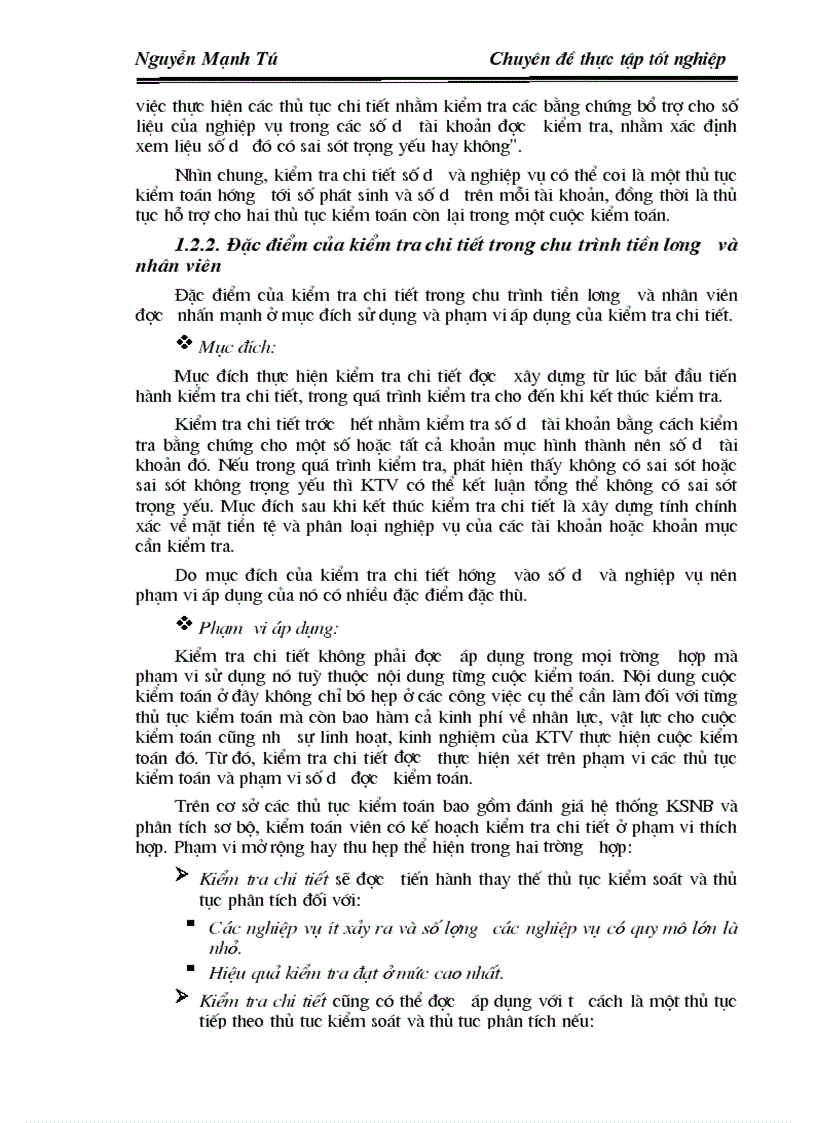 image for page Thực hiện thủ tục kiểm tra chi tiết trong kiểm toán chu trình tiền lương và nhân viên tại Công ty dịch vụ tư vấn kế toán tài chính kiểm toán AASC 1