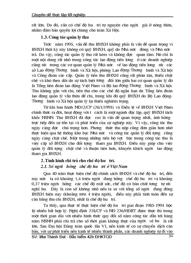 image for page Một số vấn đề về chế độ hưu trí trong hệ thống BHXH Việt Nam hiện nay