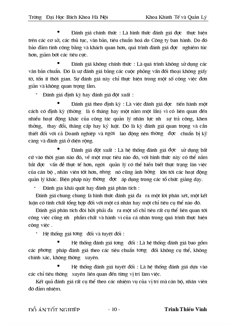 image for page Nghiên cứu và xây dựng chỉ tiêu đánh giá thực hiện công việc cho một số vị trí điển hình của cán bộ nhân viên ở Công ty xuất nhập khẩu cung ứng thiết bị vật tư đường sắt 1