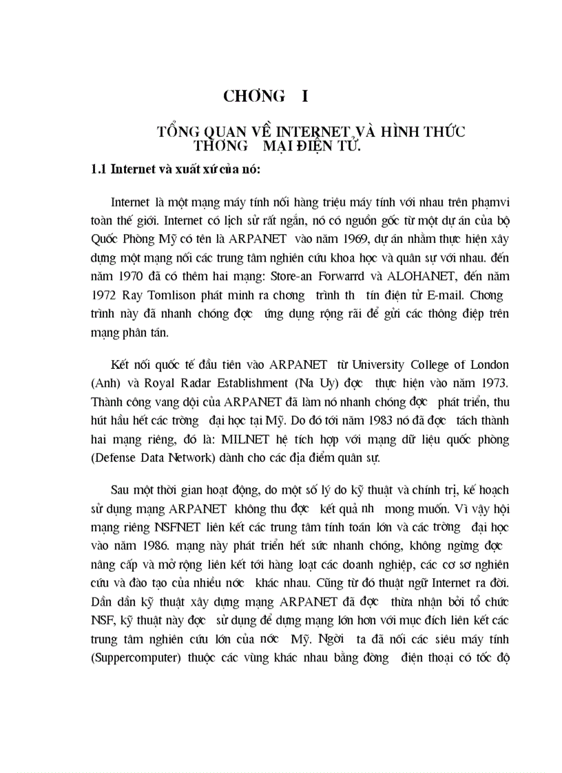 image for page Tổng quan về Internet và hình thức thương mại điện tử 1