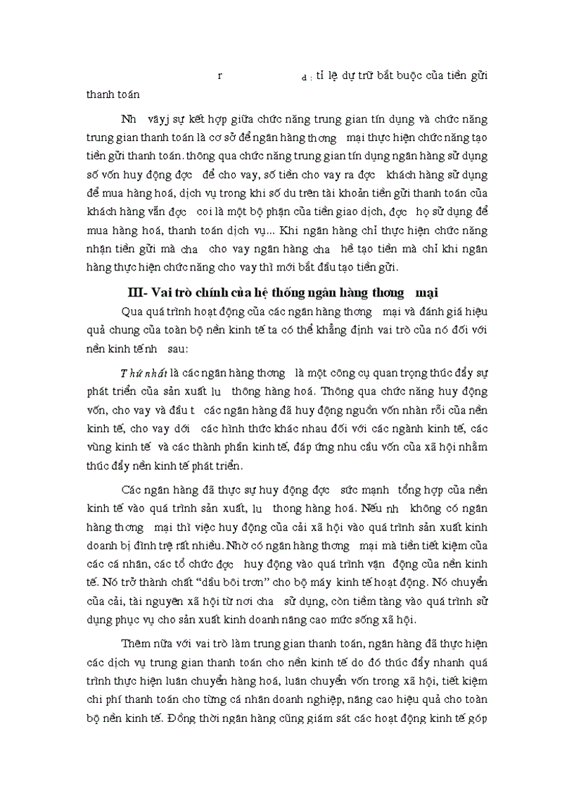 image for page Cơ sở lí luận về hoạt động và vai trò của hệ thống Ngân hàng Thương mại NHTM