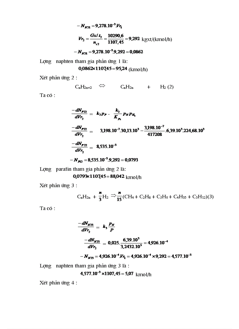image for page TổNG QUAN QUá TRìNH xử lý hydro nguyên liệu Reforming xúc tác