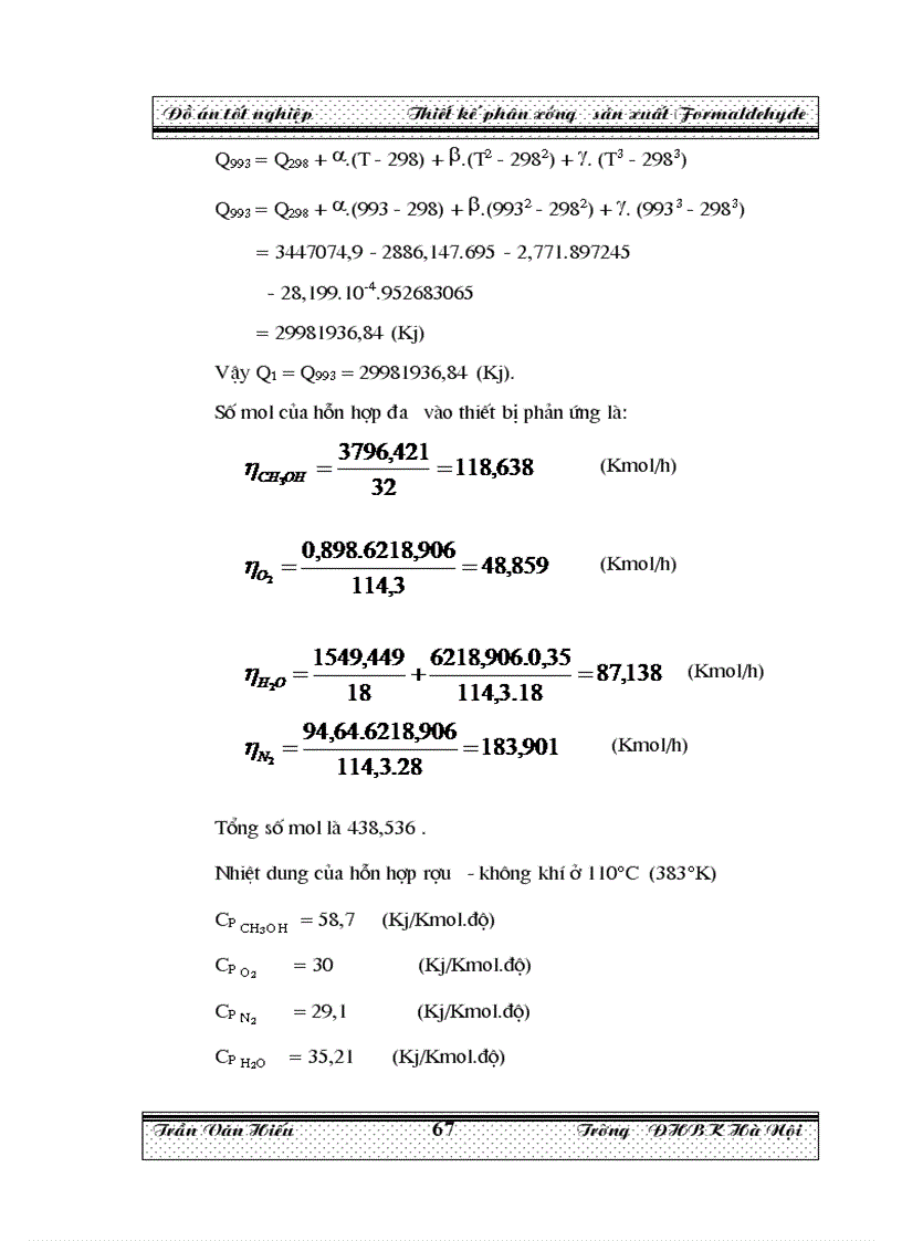 image for page Thiết kế phân xưởng sản xuất Formaldehyde