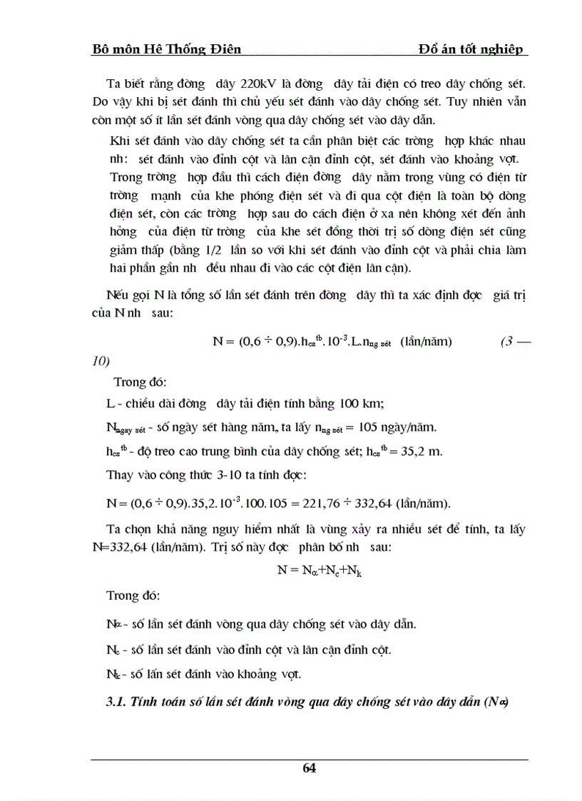image for page Thiết kế và tính toán chống sét đánh trực tiếp cho trạm biến áp 220 110 kv 1