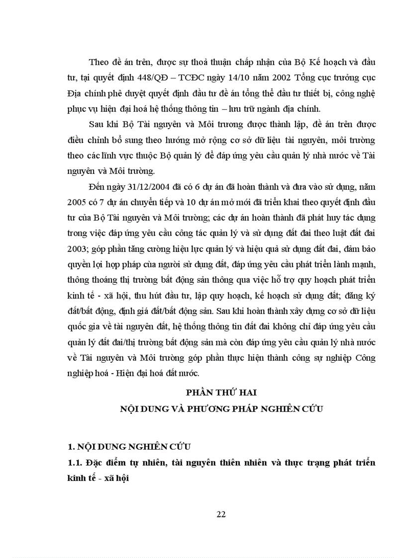 image for page Xây dựng cơ sở dữ liệu tài nguyên đất phục vụ công tác quản lý đất đai huyện Tam Nông tỉnh Phú Thọ