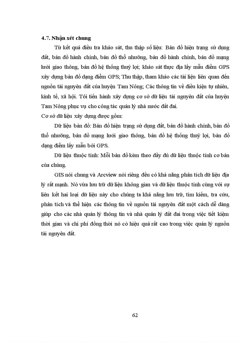 image for page Xây dựng cơ sở dữ liệu tài nguyên đất phục vụ công tác quản lý đất đai huyện Tam Nông tỉnh Phú Thọ