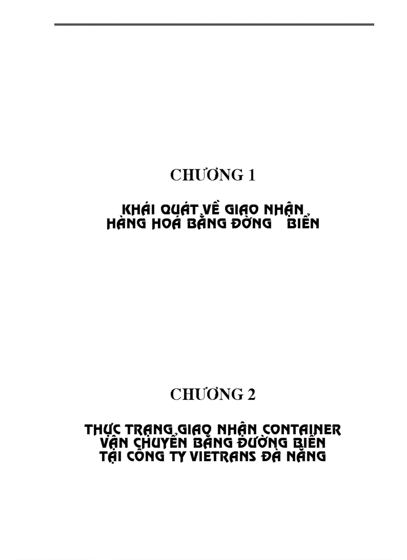 image for page Thực trạng giao nhận container vận chuyển bằng đường biển tại công ty giao nhận kho vận Đà Nẵng