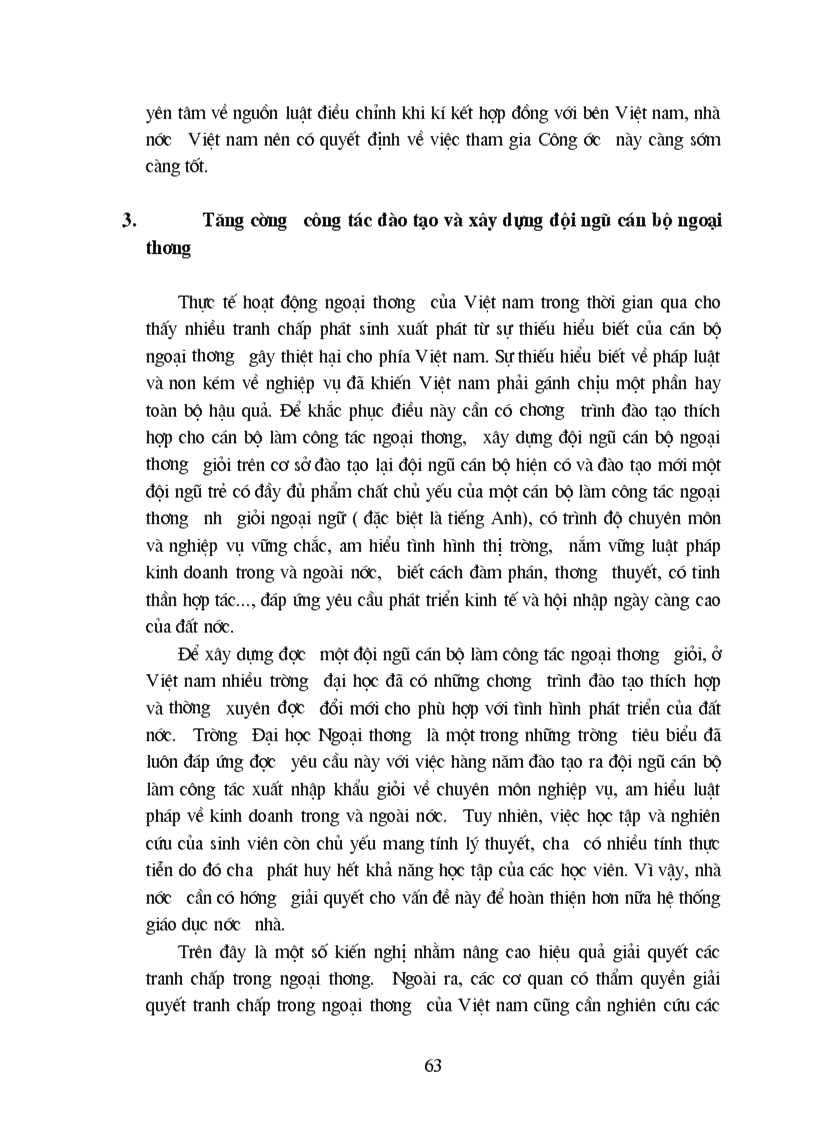 image for page Thực trạng giải quyết tranh chấp trong ngoại thương tại Công ty dệt may Hà nội