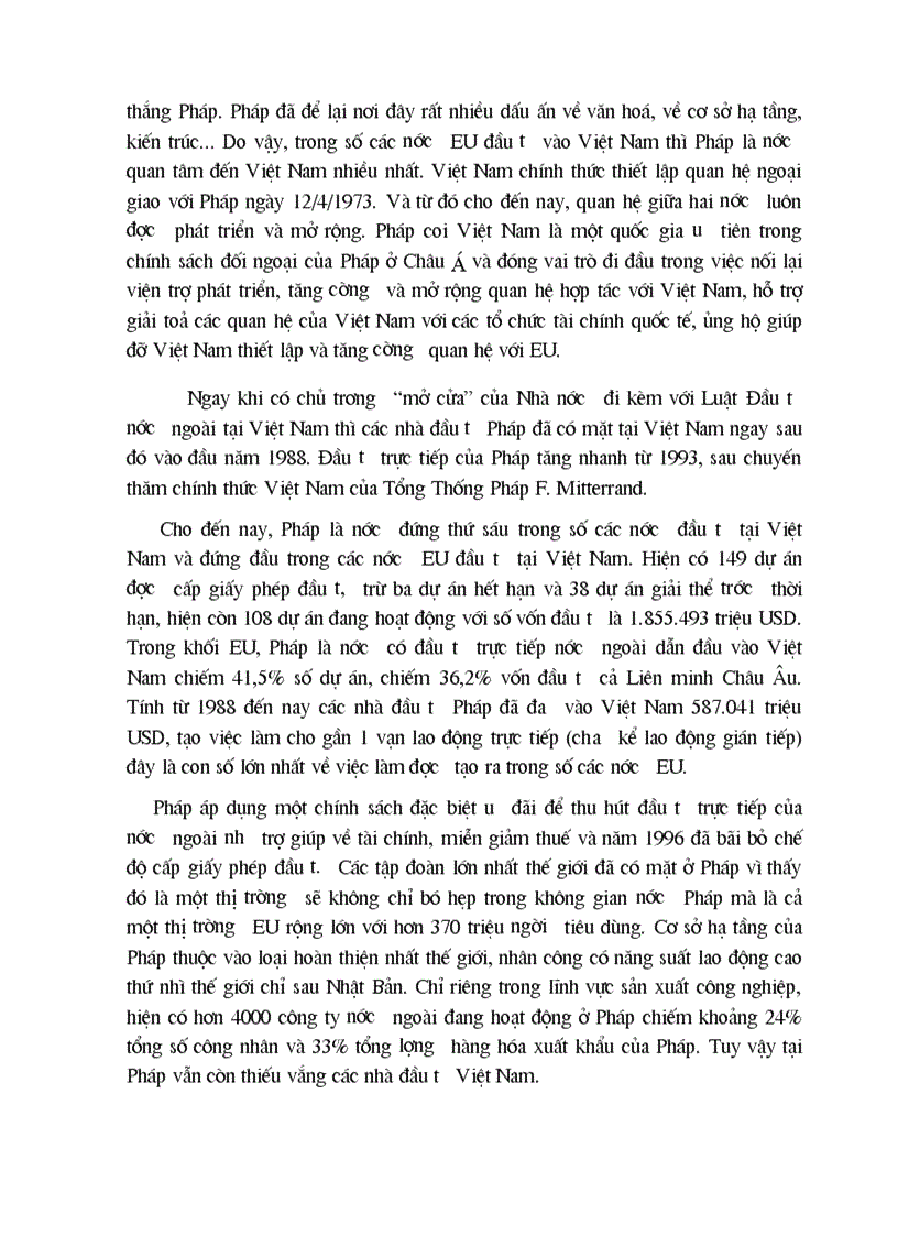 image for page Quan hệ thương mại và đầu tư pháp việt thực trạng và triển vọng